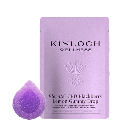 Kinloch Elevate CBD Blackberry Lemon Gummy Drop