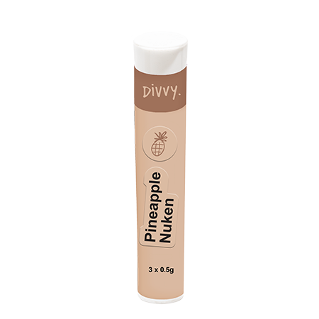 Divvy Pineapple Nuken 3 x 0.5g Pre-Rolls