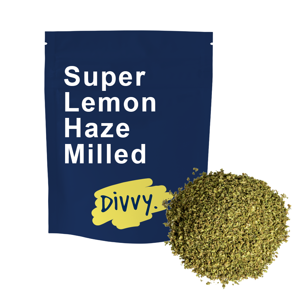 Divvy – Super Lemon Haze Milled Flower